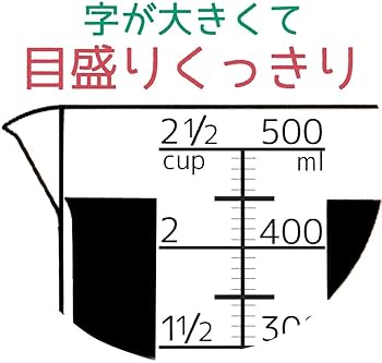 Amazon｜スケーター(Skater) メジャーカップ 500ml 計量カップ